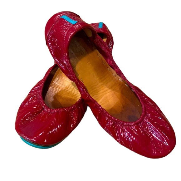 Tieks Shoes - Tieks Ruby Red Patent Leather Ballet Flats